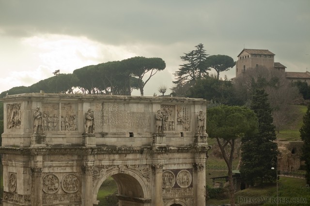 Parte superior del arco de Constantino Parte superior del arco de Constantino