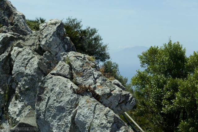 Summit of the Rock of Gibraltar and a glimpse of Africa - Gibraltar