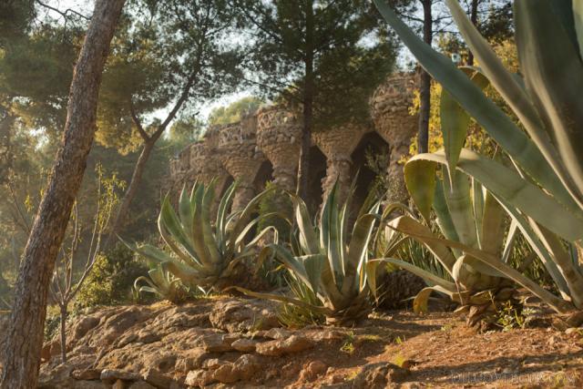 Viaducts of Park Güell - Barcelona, Spain