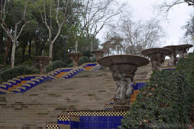 Escaleras passeig de Jean Forestier, Barcelona