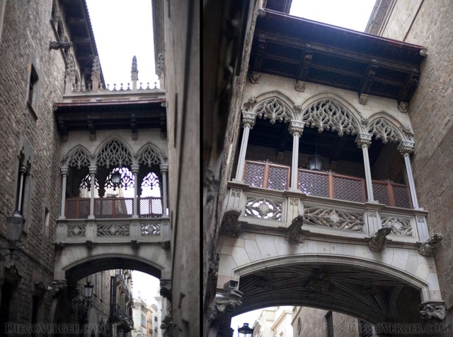 Puente del obispo, barrio gótico de Barcelona