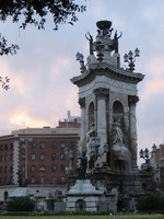 Spain Square Fountain - Barcelona, Spain