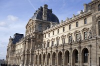 Ala y pabellón Richelieu del Louvre - París, Francia