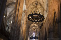 La catedral de Barcelona, bóvedas cuatripartitas.