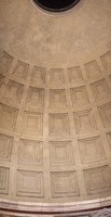 Detail of the dome of the Pantheon