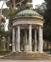 Templo de Diana en Villa Borghese, Roma, Italia