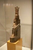 Dios Hapy en el Museo Egipcio de Barcelona, España