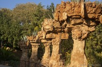 Sentiers du Parc Güell - Barcelone, Espagne