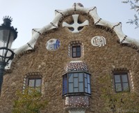 La casa del custode del Parco Güell - Barcellona, Spagna