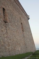 Muralla del Castillo de Montjuïc - Barcelona, España