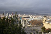 Vue panoramique de Barcelone