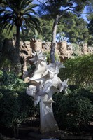 Cosmos sculpture at Park Güell - Barcelona, Spain