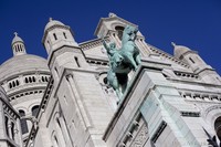 Equestrian statue of king Saint Louis - Paris, France