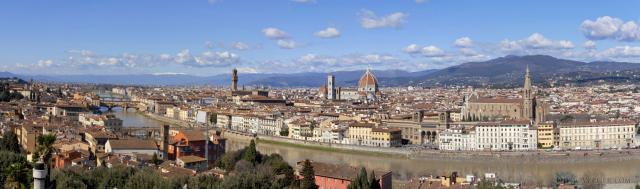Vista panorámica de Florencia Vista panorámica de Florencia