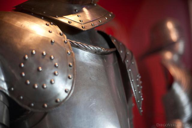Detail of a Dutch armour from the 16th century - Muiden, Netherlands