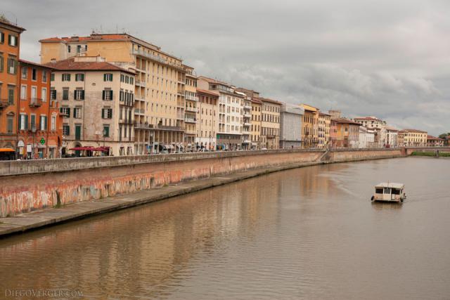 The Arno through Pisa - Pisa, Italy