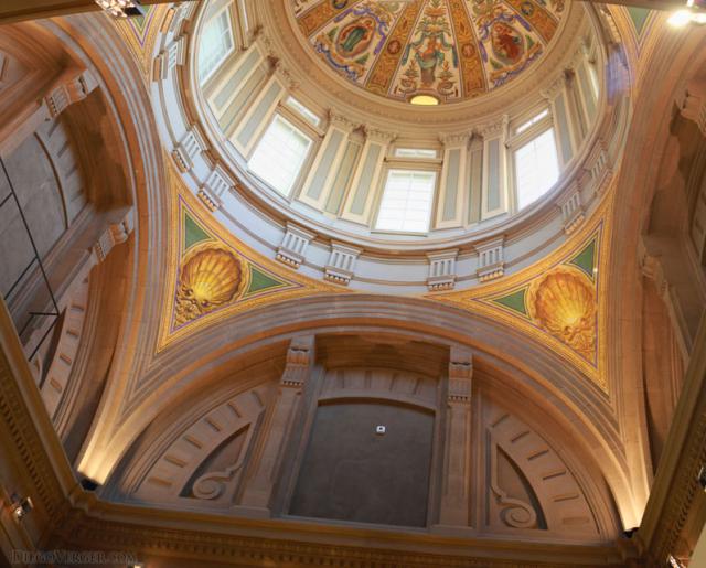Cupola del Museo Nazionale d'Arte della Catalogna a Barcellona - Barcellona, Spagna