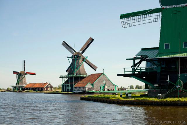 Moulins à vent de Zaanse Schans - Zaandam, Pays-Bas