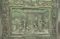 Détail d'un relief en bronze de la cathédrale - Pise, Italie