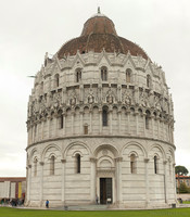 Le baptistère de Saint Jean - Pise, Italie