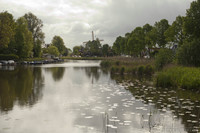 Otro paisaje de Weesp con el molino Vriendschap - Weesp, Países Bajos