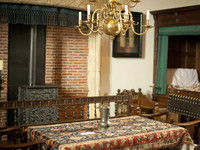 The Prince's Chamber with cradle and children's bed - Muiden, Netherlands