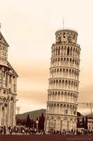 La Torre di Pisa ad infrarossi - Pisa, Italia