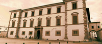 Archiepiscopal Palace in infrared - Pisa, Italy