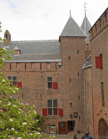 View of the inner courtyard of Muiderslot - Muiden, Netherlands