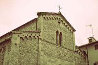 Detalle de la iglesia de San Sisto de Pisa - Pisa, Italia