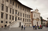 Scuola Normale Superiore et l'église Santo Stefano dei Cavalieri - Pise, Italie