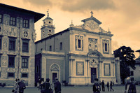 Chiesa di Santo Stefano dei Cavalieri ad infrarossi - Pisa, Italia