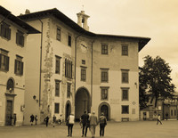 Clock Palace in Knights' Square of Pisa - Pisa, Italy