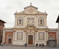 Façade de l'église Saint-Étienne des Chevaliers de Pise - Pise, Italie