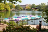 Pedal boats in Quarry Lake - Naperville, United States