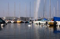 Barche e il Jet d’Eau - Ginevra, Svizzera