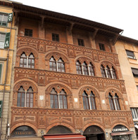 Palazzo Agostini at Lungarno Pacinotti - Pisa, Italy
