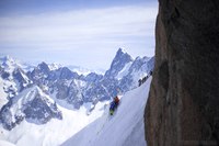 Descent from the Aiguille du Midi - Thumbnail