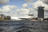 EYE Filmmuseum sulla riva nord dell'IJ - Amsterdam, Paesi Bassi