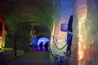 Grotta di ghiaccio nel Mer de Glace - Chamonix, Francia