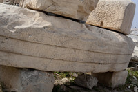 Architrave du Temple de Rome et d'Auguste - Athènes, Grèce