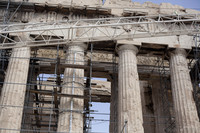 Restoration works of the Parthenon in 2014 - Athens, Greece