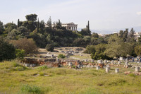 Ancient Agora and Temple of Hephaestus - Athens, Greece