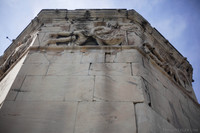 Torre de los Vientos en el Ágora Romana - Atenas, Grecia
