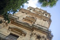 North tower of the Malaga Cathedral - Malaga, Spain