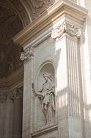 Statua del arco sul lato sud della basilica - Città del Vaticano, Santa Sede