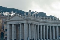 Southern colonnade in St. Peter's square at the Vatican - Vatican City, Holy See