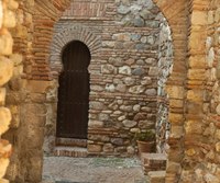 L'interno dell'Alcazaba - Malaga, Spagna