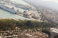 Vue panoramique de Malaga, Espagne