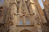 Dettaglio dell'abside della Sagrada Familia - Barcellona, Spagna